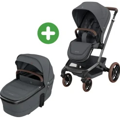 MAXI-COSI Premium Fame Set Graphite*Kinder Kinderwagen Komplettsets