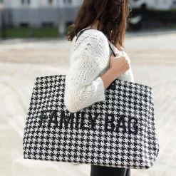 CHILDHOME Family Bag Tragetasche Hahnentritt* Wickeltaschen