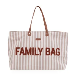 CHILDHOME Family Bag Tragetasche Nude gestreift* Wickeltaschen