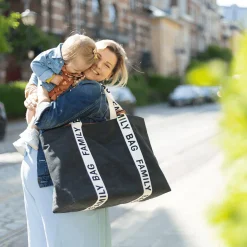 CHILDHOME Family Bag Tragetasche Schwarz* Wickeltaschen