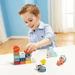 TOPBRIGHT Fädelspiel Raupe*Kinder Lernspielzeug|Holzspielzeug