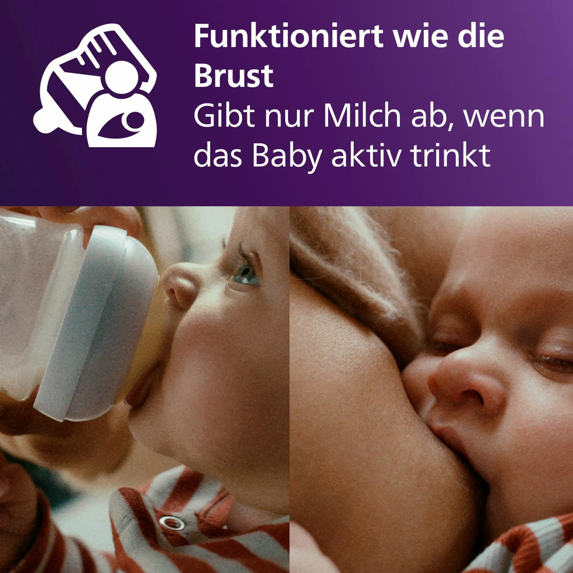 PHILIPS AVENT Flaschensauger Natural Response Gr. 3 ab 1 Monat SCY963/02* Flaschen & Sauger