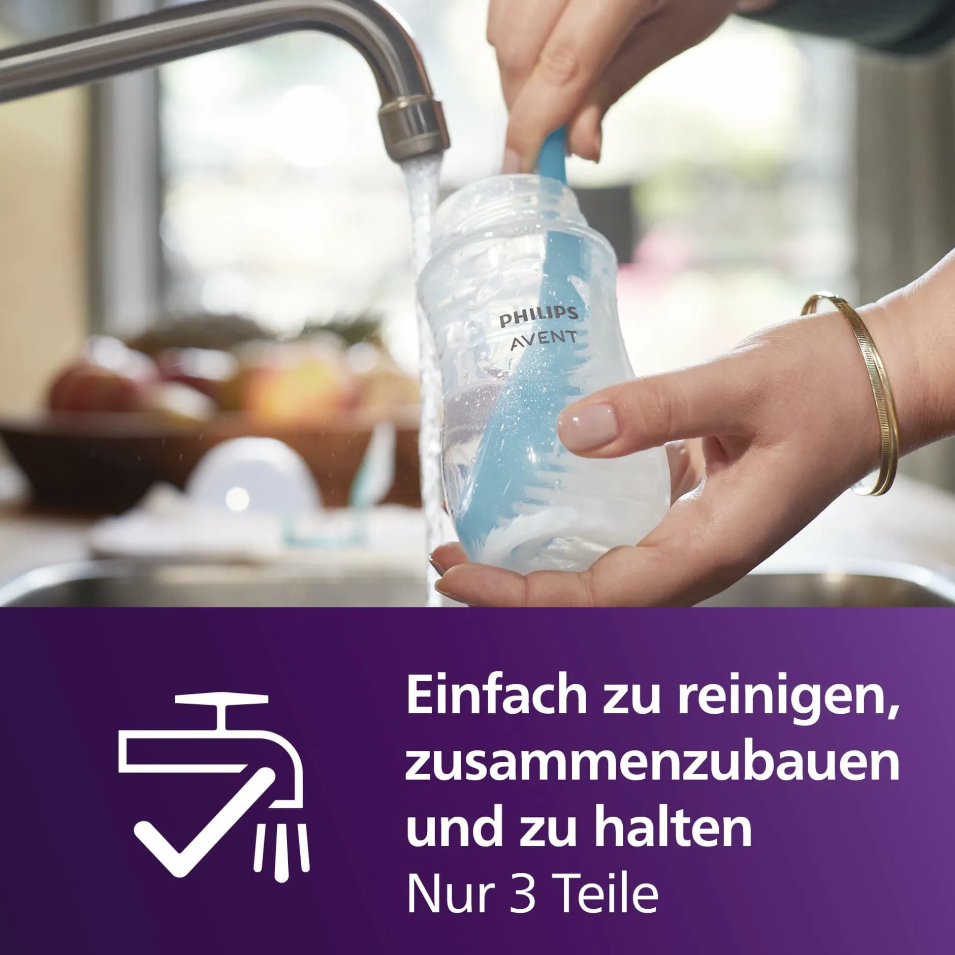 PHILIPS AVENT Flaschensauger Natural Response Gr. 3 ab 1 Monat SCY963/02* Flaschen & Sauger