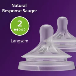 PHILIPS AVENT Flaschensauger Natural Response Gr. 2 ab 0 Monate SCY962/02* Flaschen & Sauger