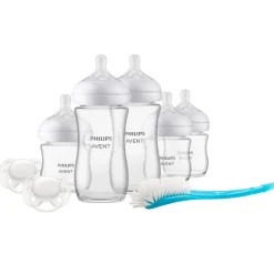 PHILIPS AVENT Flaschen-Starter-Set Glas Natural Response SCD879/11* Flaschen & Sauger