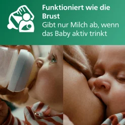 PHILIPS AVENT Flaschen-Starter-Set Glas Natural Response SCD879/11* Flaschen & Sauger