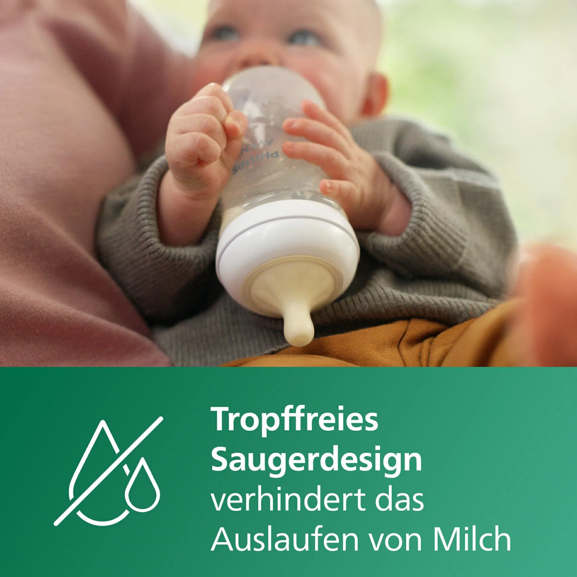 PHILIPS AVENT Flaschen-Starter-Set Glas Natural Response SCD879/11* Flaschen & Sauger