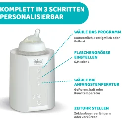 chicco Flaschenwärmer mit Sterilisiergerät* Vaporisatoren|Babykostwärmer