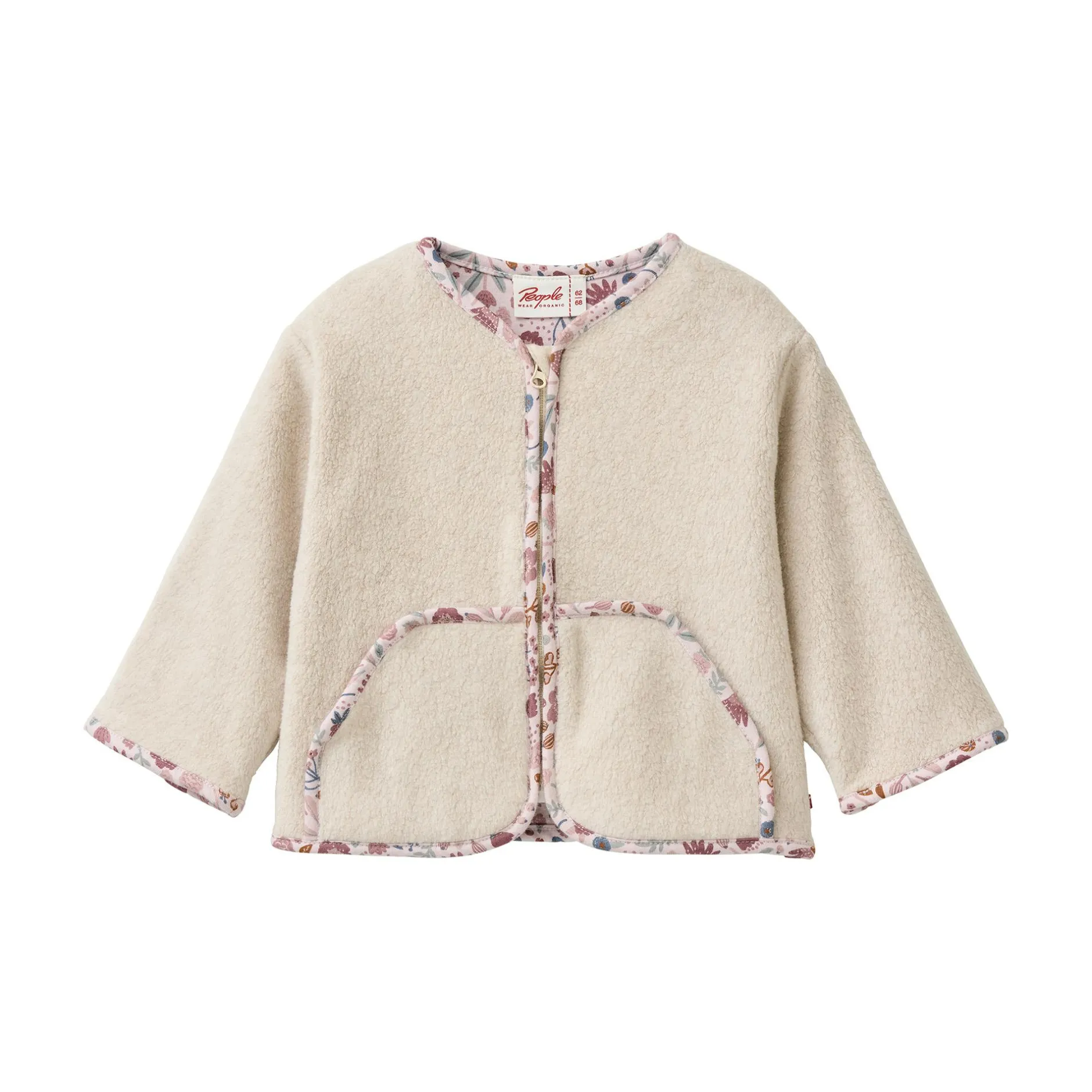 People Wear Organic Fleece-Jacke Blümchen* Oberteile