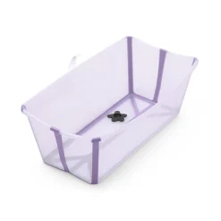 STOKKE Flexi Bath® Transparent Lavender mit hitzeempfindlichem Stöpsel* Badewannen