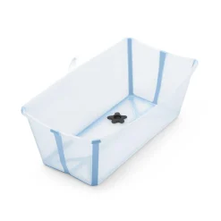 STOKKE Flexi Bath® Transparent Ocean Blue mit hitzeempfindlichem Stöpsel* Badewannen