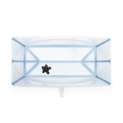 STOKKE Flexi Bath® Transparent Ocean Blue mit hitzeempfindlichem Stöpsel* Badewannen