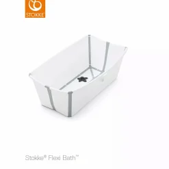 STOKKE Flexi Bath® White Grey mit hitzeempfindlichem Stöpsel* Badewannen