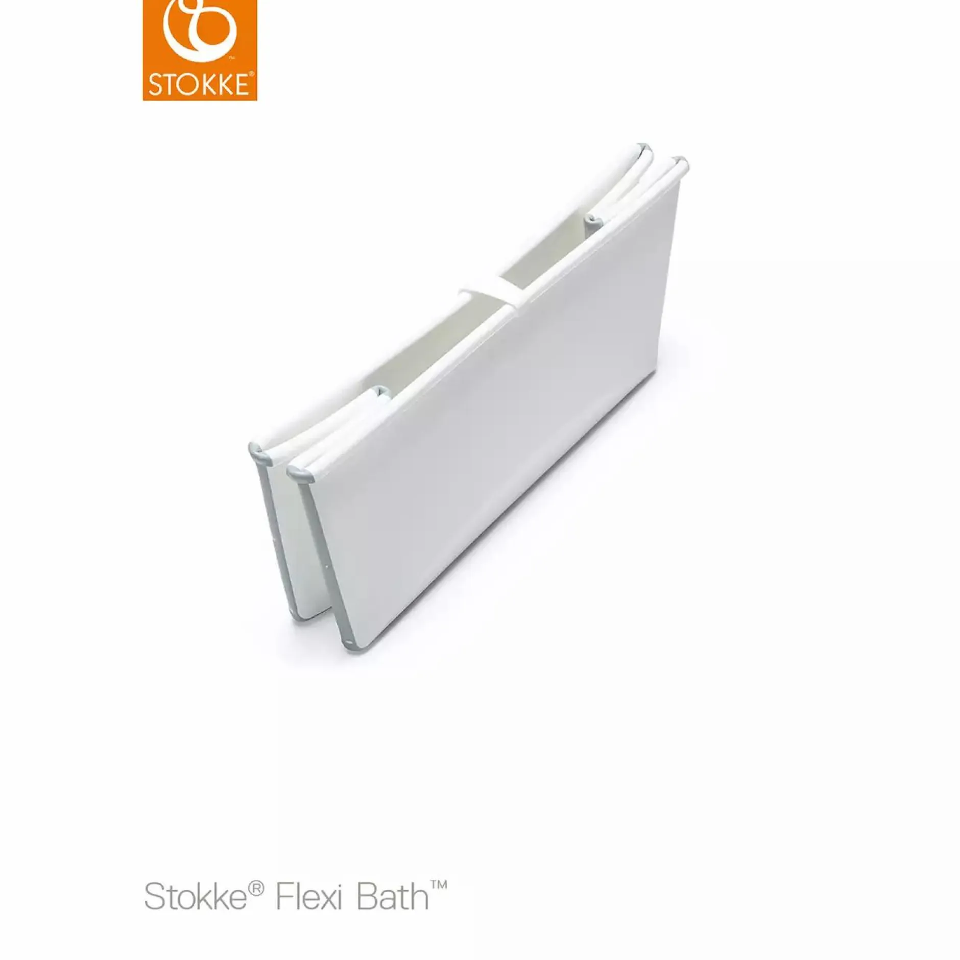 STOKKE Flexi Bath® White Grey mit hitzeempfindlichem Stöpsel* Badewannen