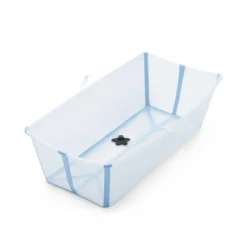 STOKKE Flexi Bath® XL Transparent Ocean Blue mit hitzeempfindlichem Stöpsel* Badewannen