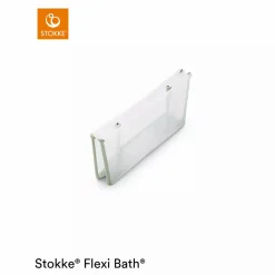 STOKKE Flexi Bath XL Transparent Green mit hitzeempfindlichem Stöpsel* Badewannen
