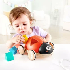 Hape Formensortierer Marienkäfer*Kinder Holzspielzeug
