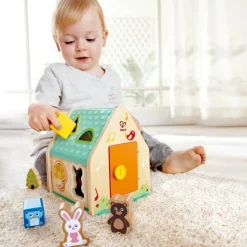 Hape Formensortierer mit niedlichen Tieren*Kinder Holzspielzeug