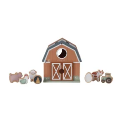 LITTLE DUTCH Formen-Steckspiel Little Farm*Kinder Lernspielzeug
