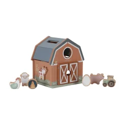 LITTLE DUTCH Formen-Steckspiel Little Farm*Kinder Lernspielzeug
