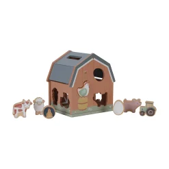 LITTLE DUTCH Formen-Steckspiel Little Farm*Kinder Lernspielzeug