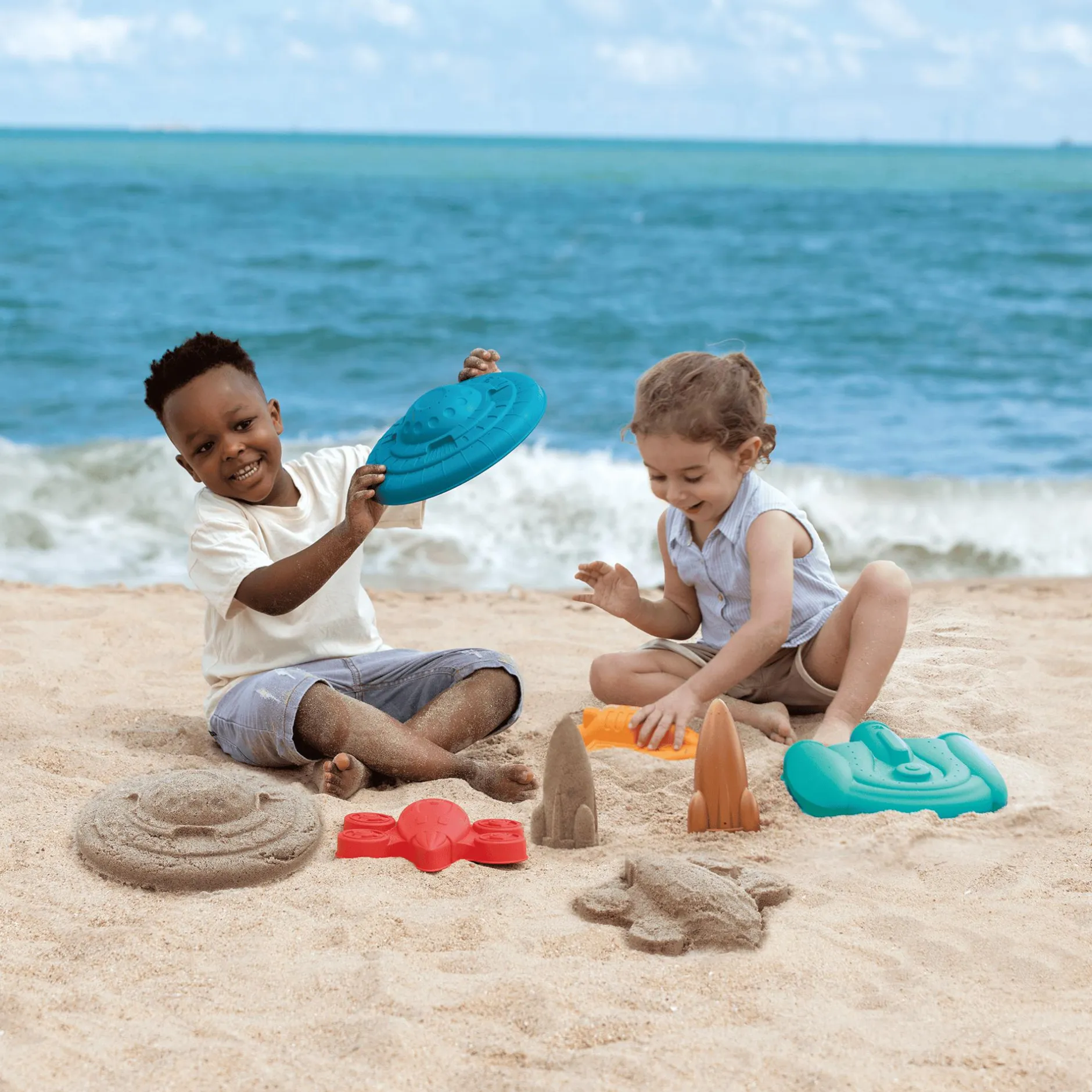 Hape Forschungsraumschiff-Spielzeug-Set* Sandspielzeug