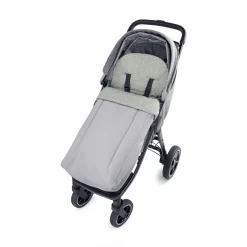 Liebes vPriebes Fußsack Fred Mini Dots Salbei/Grau*Kinder Kinderwagen Zubehör