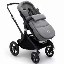 bugaboo Fußsack Grey Melange*Kinder Kinderwagen Zubehör