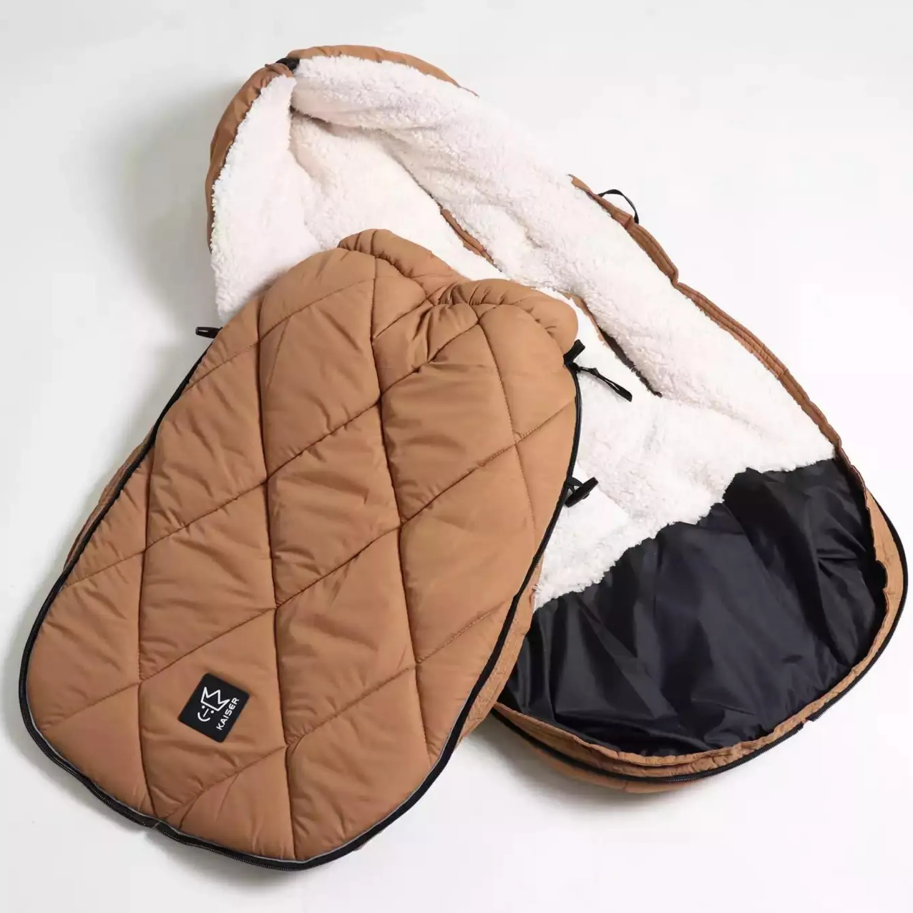 KAISER Fußsack XL Too Camel / Creme*Kinder Kinderwagen Zubehör