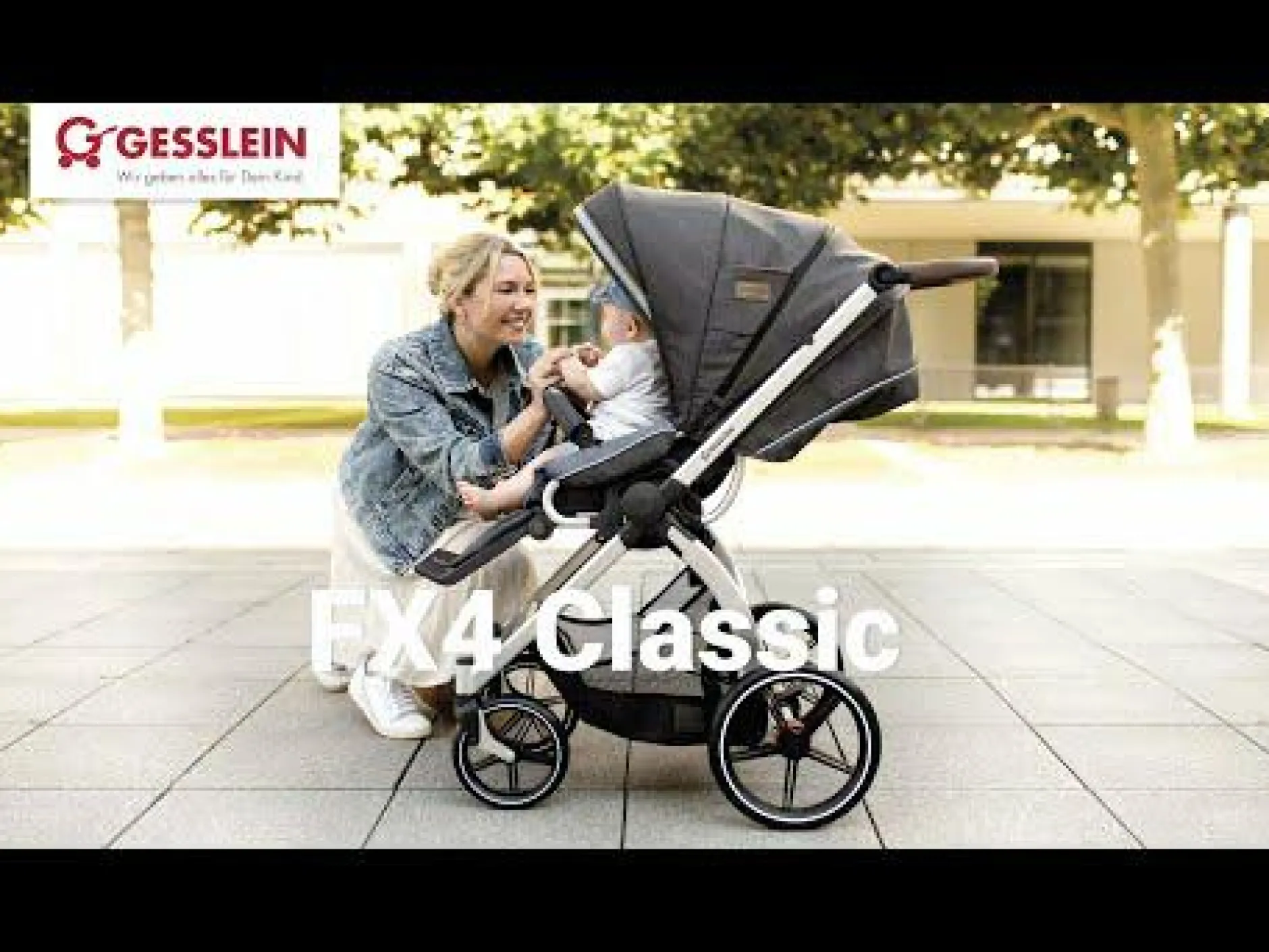 GESSLEIN FX4 Style Moos*Kinder Kombi-Kinderwagen