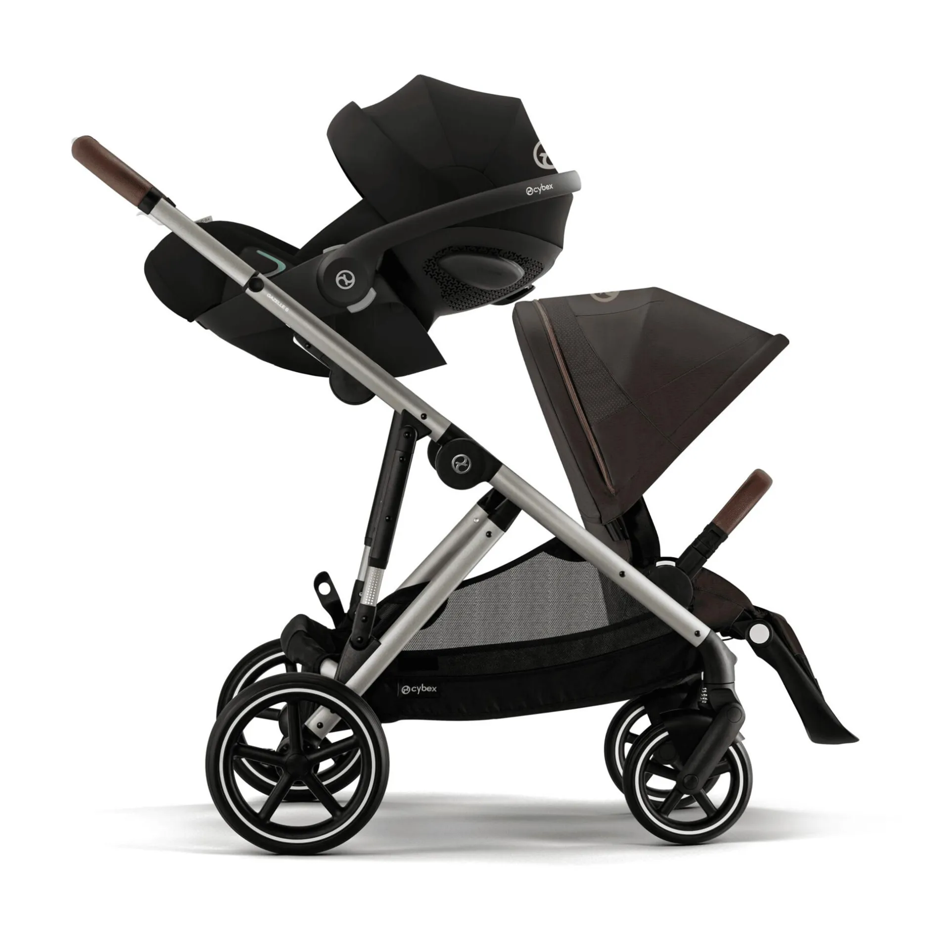 cybex Gazelle S Chocolate Brown*Kinder Kombi-Kinderwagen