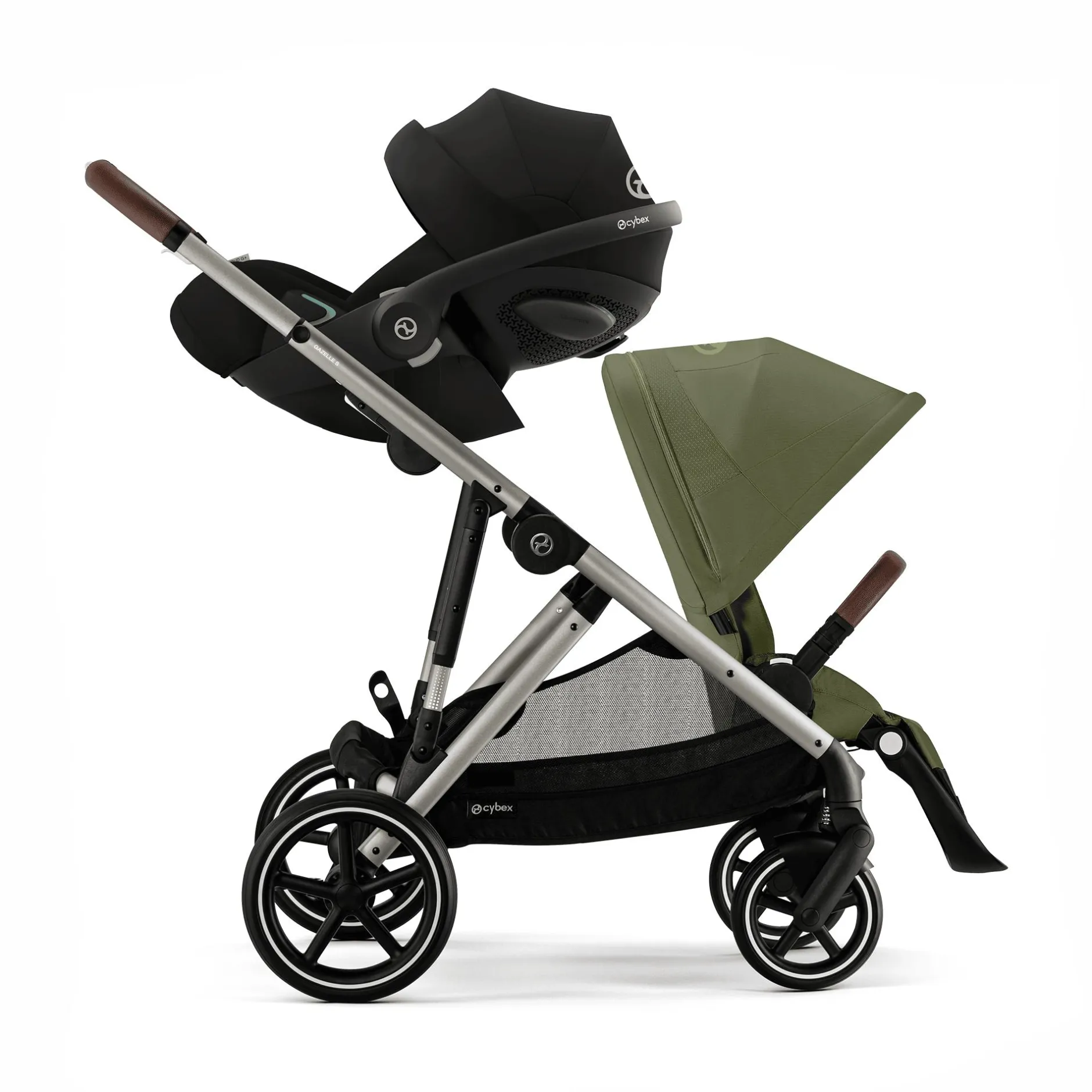 cybex Gazelle S Moss Green*Kinder Kombi-Kinderwagen