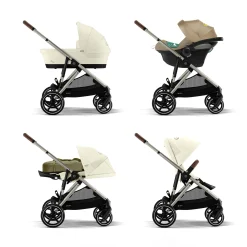 cybex Gazelle S Seashell (Taupe Frame)*Kinder Buggys