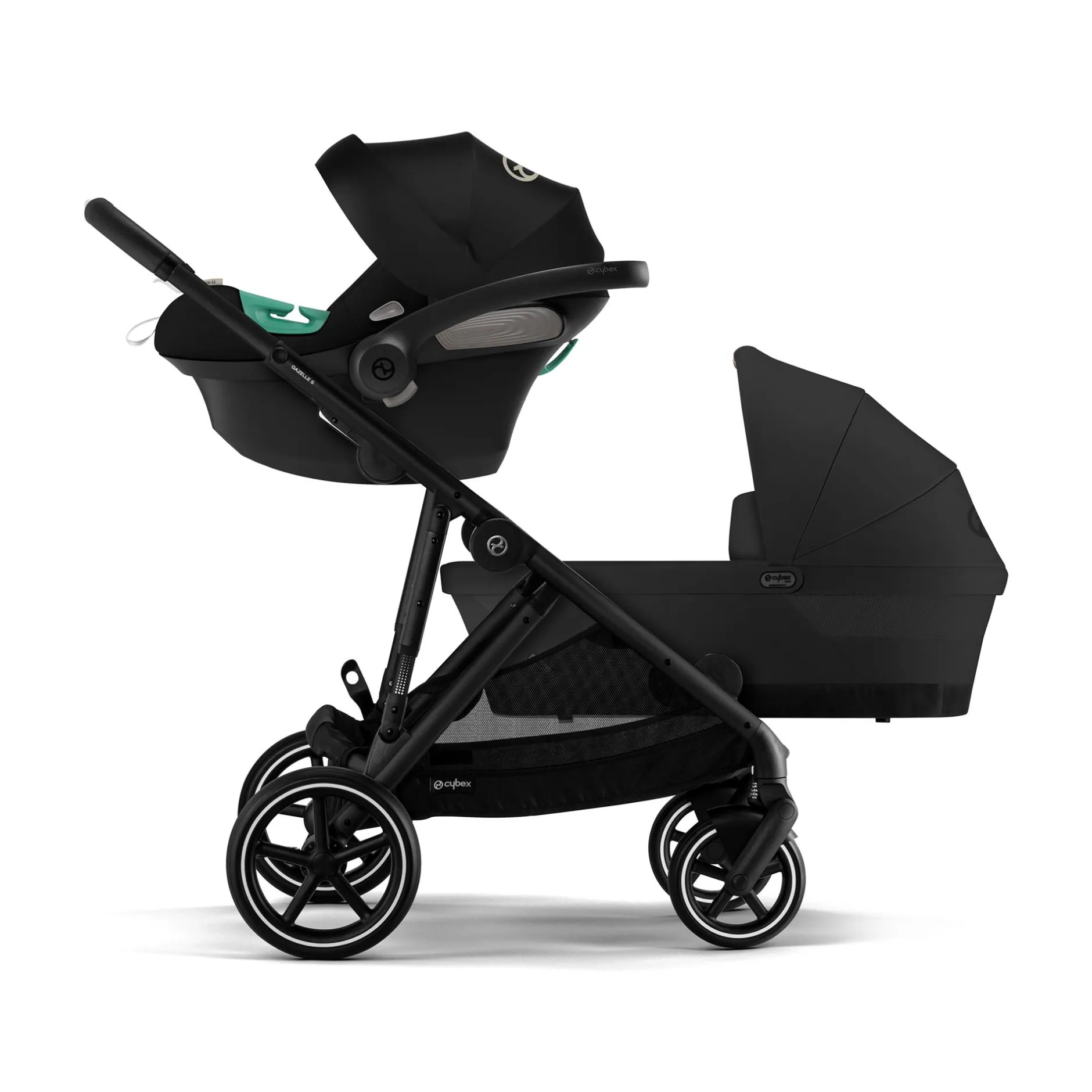 cybex Gazelle S Wanne Moon Black*Kinder Kinderwagen Zubehör