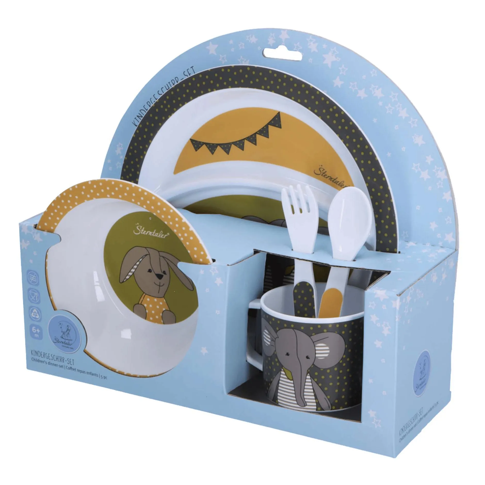 Sterntaler Geschirr-Set Eddy & Happy* Besteck & Geschirr