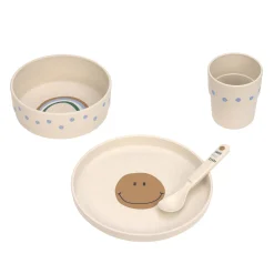Lu00c4SSIG Geschirrset Happy Rascals Smile Sky Blue* Besteck & Geschirr