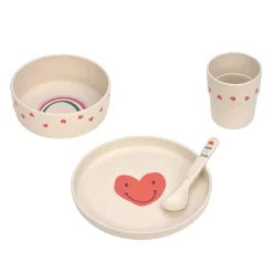 Lu00c4SSIG Geschirrset Smile Heart Lavender* Besteck & Geschirr