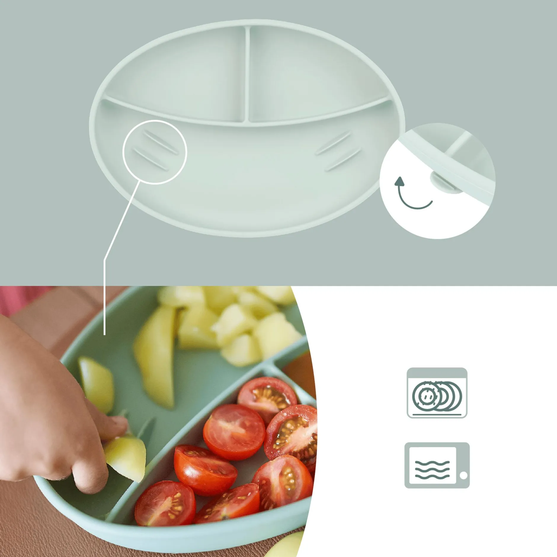 babymoov Geschirrset 4-teilig GROW'ISY* Besteck & Geschirr