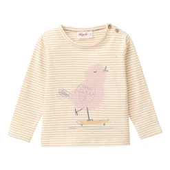 People Wear Organic gestreiftes Langarmshirt Singvogel* Oberteile
