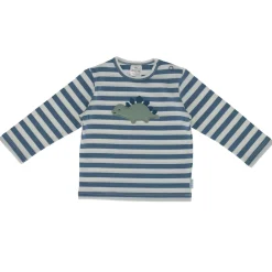LITTLE ONE gestreiftes Langarmshirt Dino* Oberteile