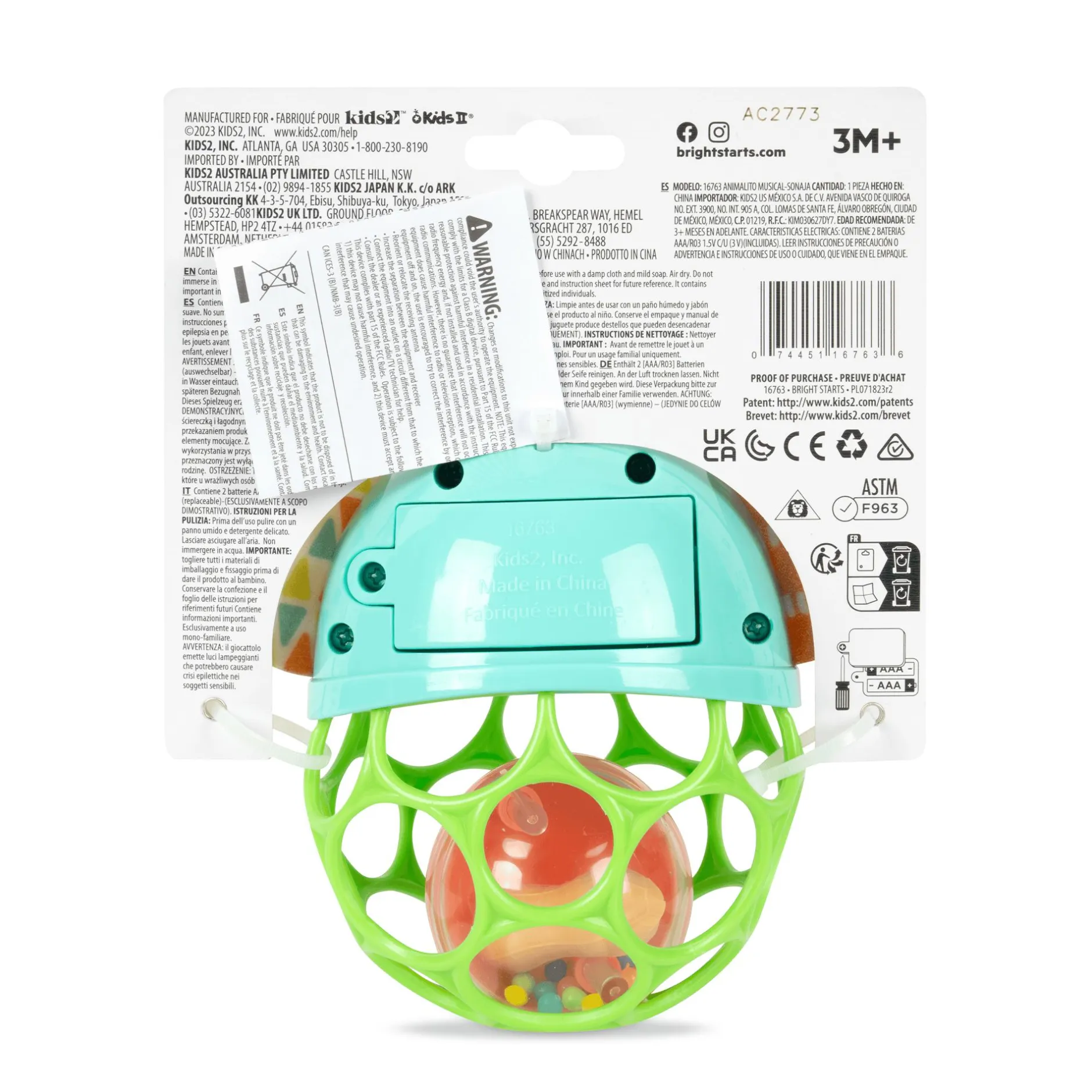 BrightStarts Giggle & Glow Elefant* Rasseln & Greiflinge