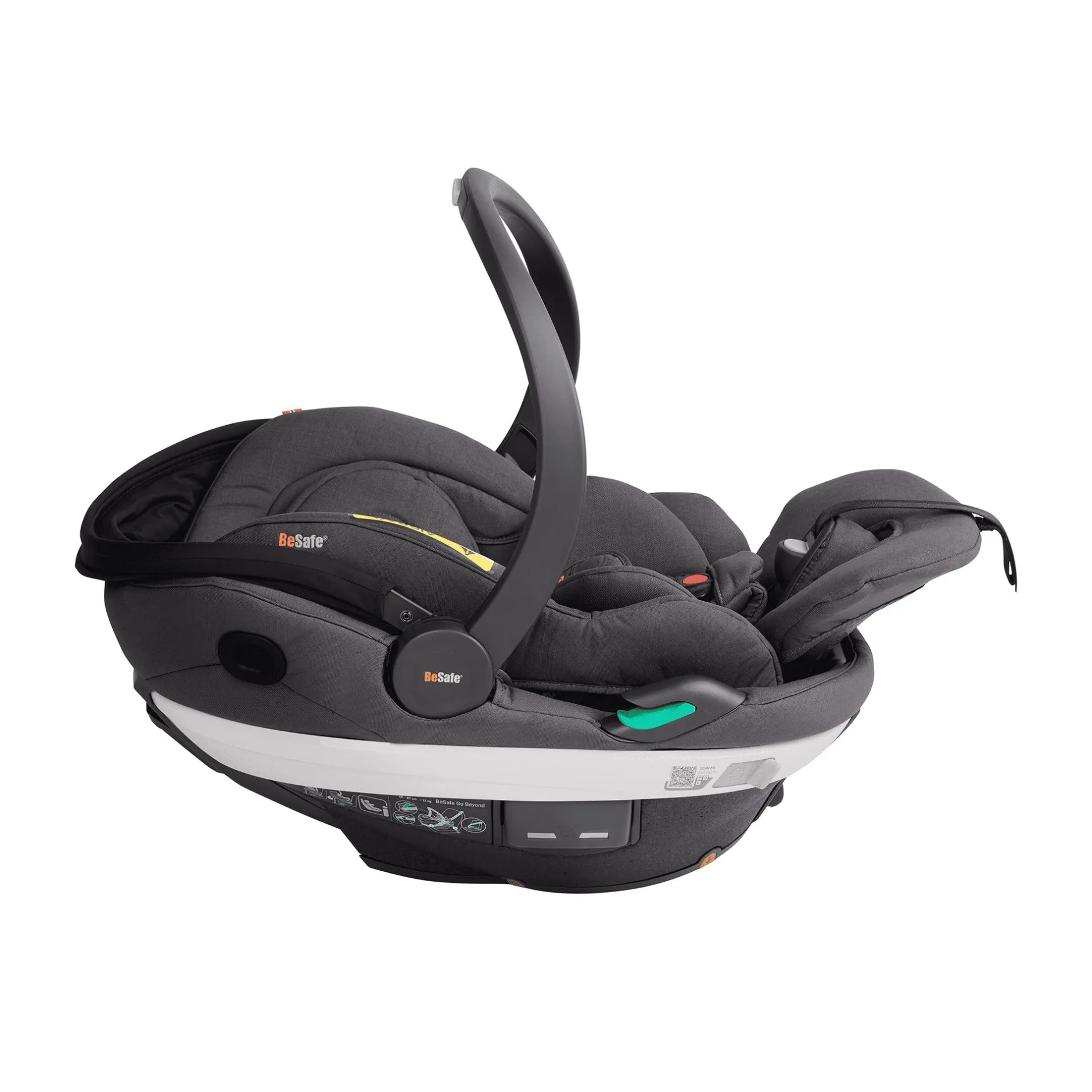 BeSafe Go Beyond Dark Grey Melange*Kinder Babyschalen 0-13 Kg, Gruppe 0+