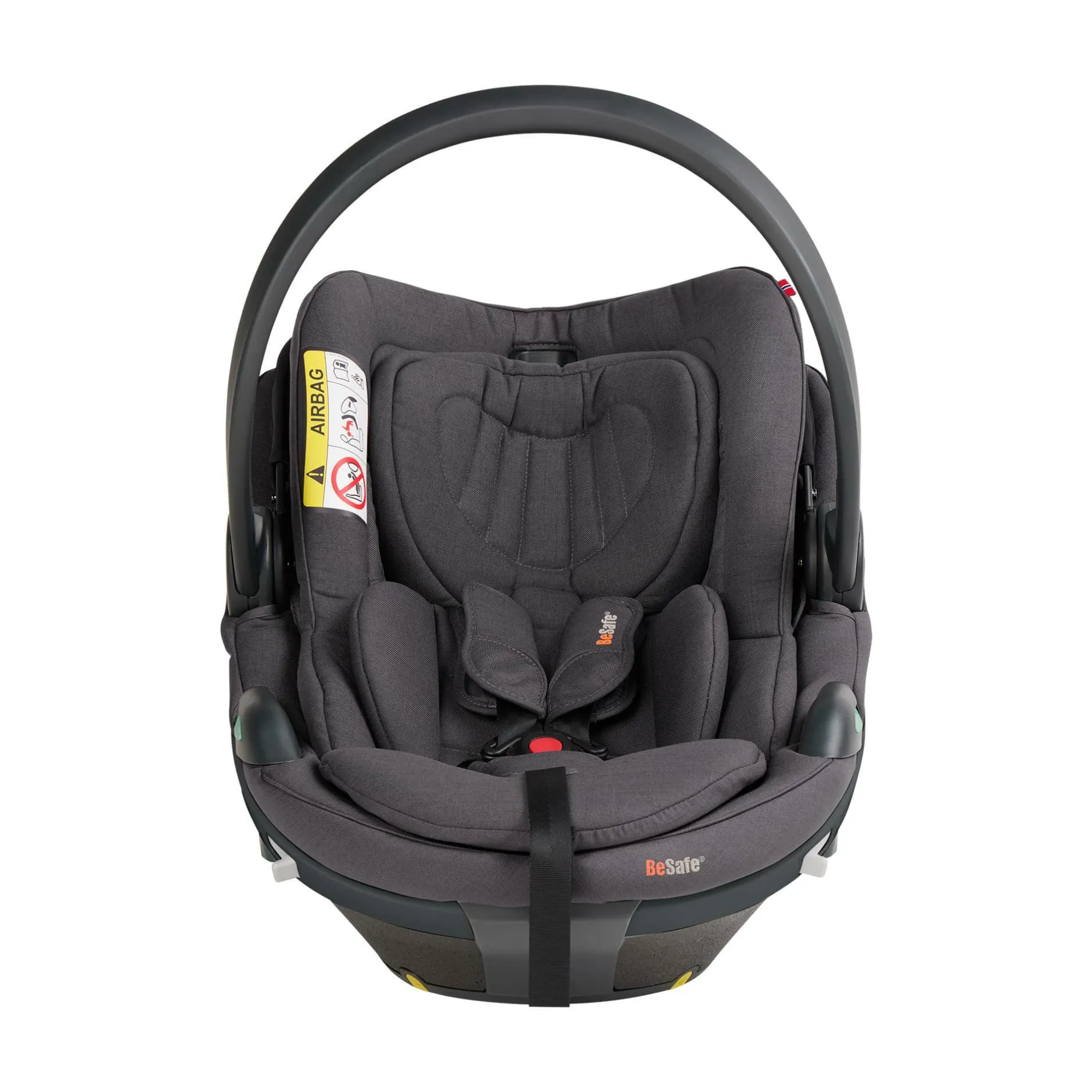 BeSafe Go Beyond² Dark Grey Melange*Kinder Babyschalen 0-13 Kg, Gruppe 0+