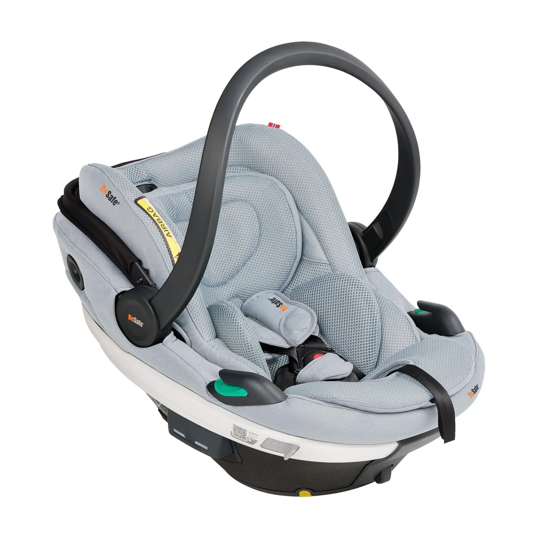 BeSafe Go Beyond Peak Mesh*Kinder Babyschalen 0-13 Kg, Gruppe 0+
