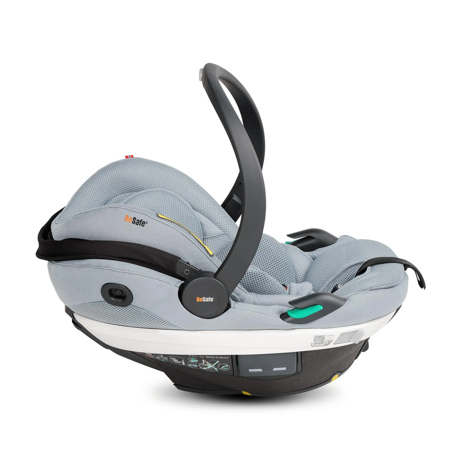 BeSafe Go Beyond Peak Mesh*Kinder Babyschalen 0-13 Kg, Gruppe 0+