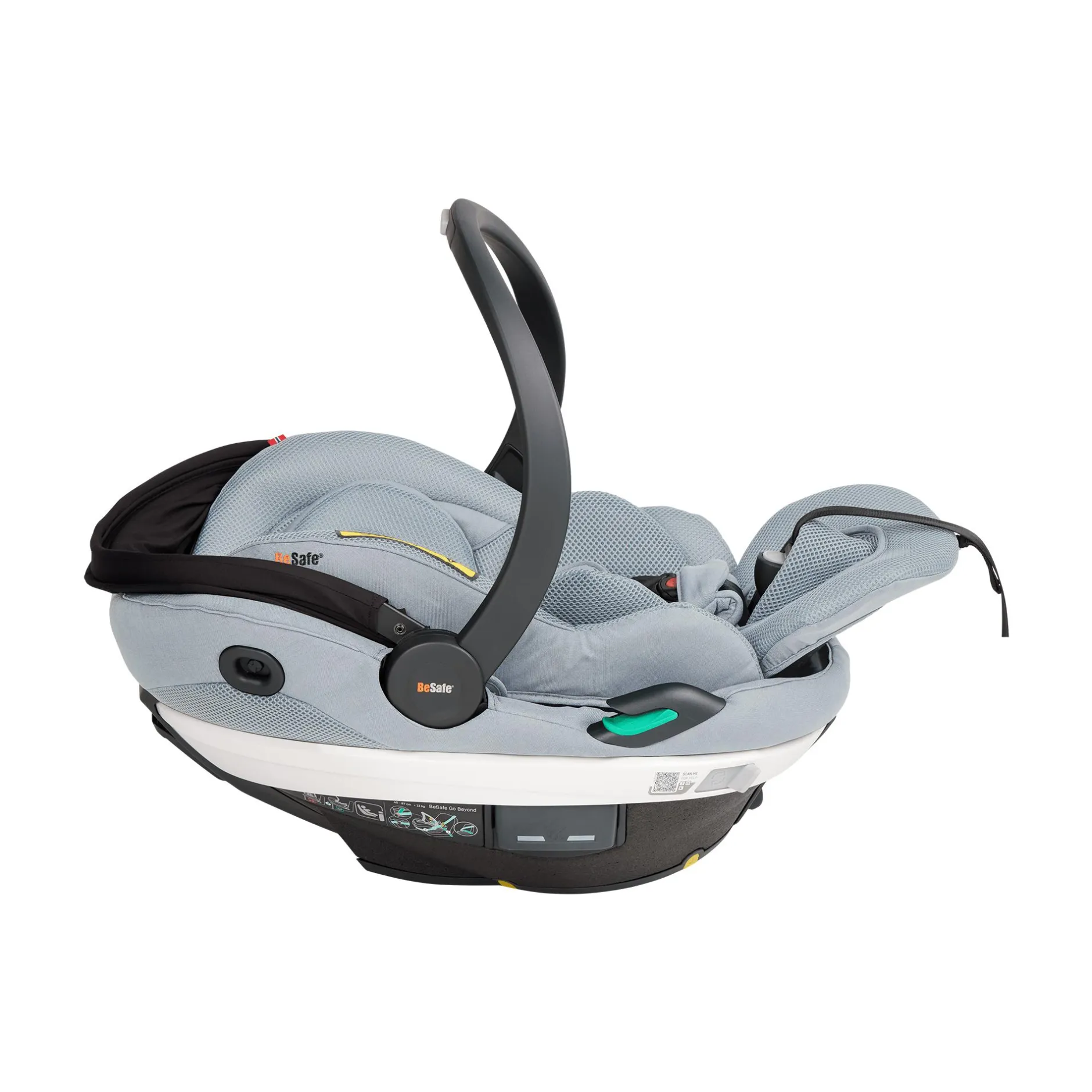 BeSafe Go Beyond Peak Mesh*Kinder Babyschalen 0-13 Kg, Gruppe 0+