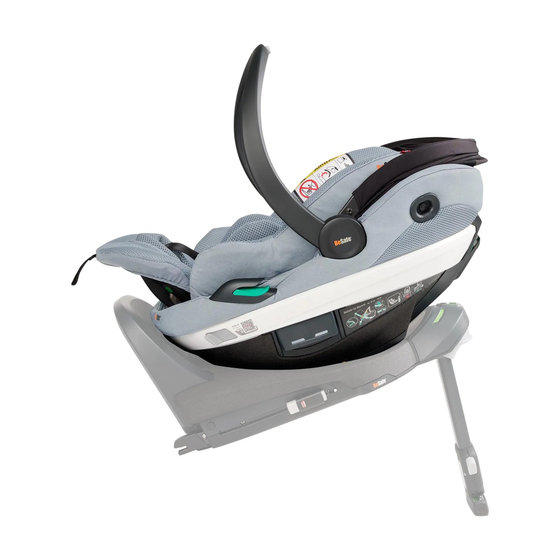 BeSafe Go Beyond Peak Mesh*Kinder Babyschalen 0-13 Kg, Gruppe 0+