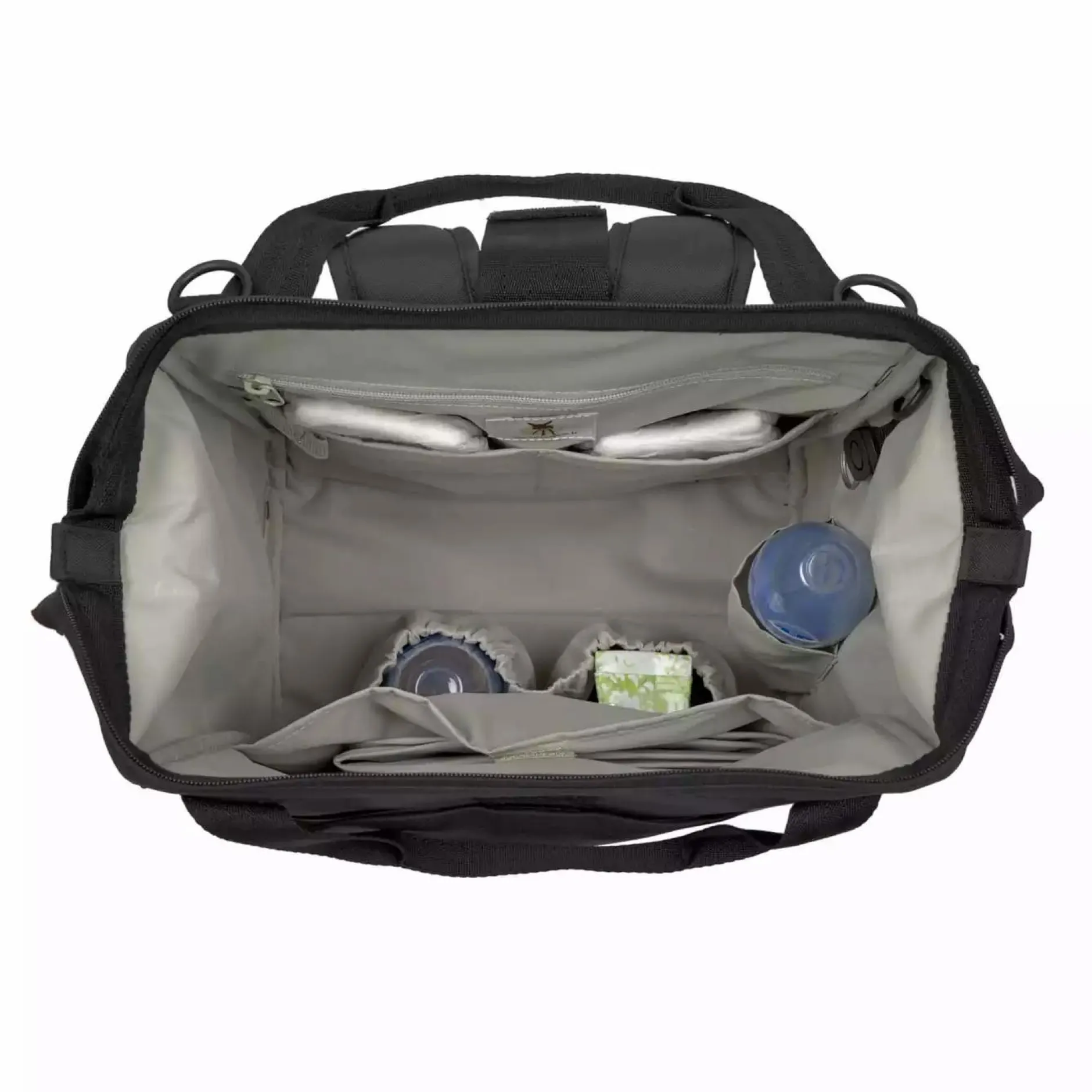 Lu00c4SSIG Goldie Up Backpack Green Label* Wickelrucksäcke