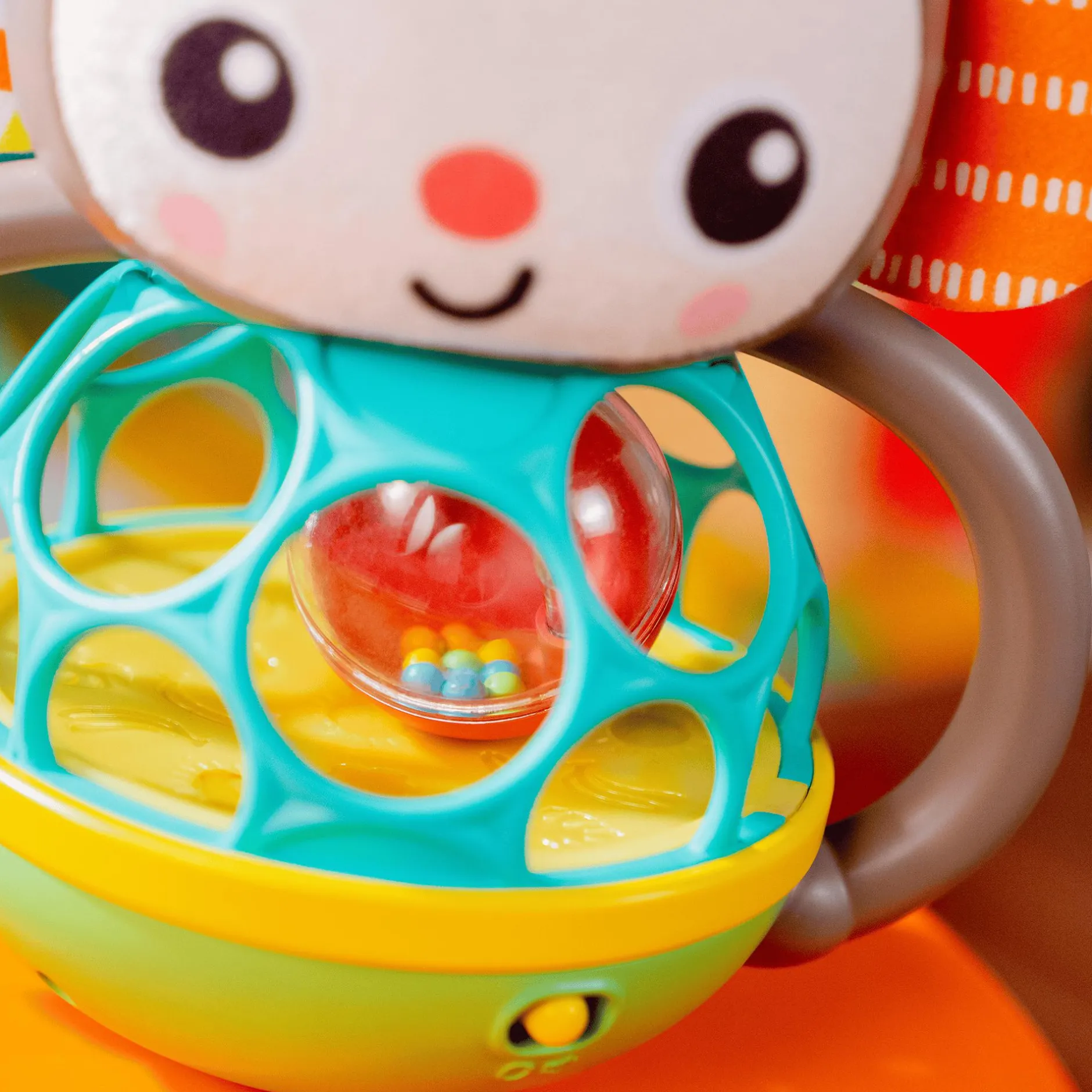 BrightStarts Grab & Giggle Affe* Rasseln & Greiflinge