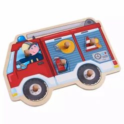 HABA Greifpuzzle - Feuerwehrauto*Kinder Lernspielzeug|Holzspielzeug